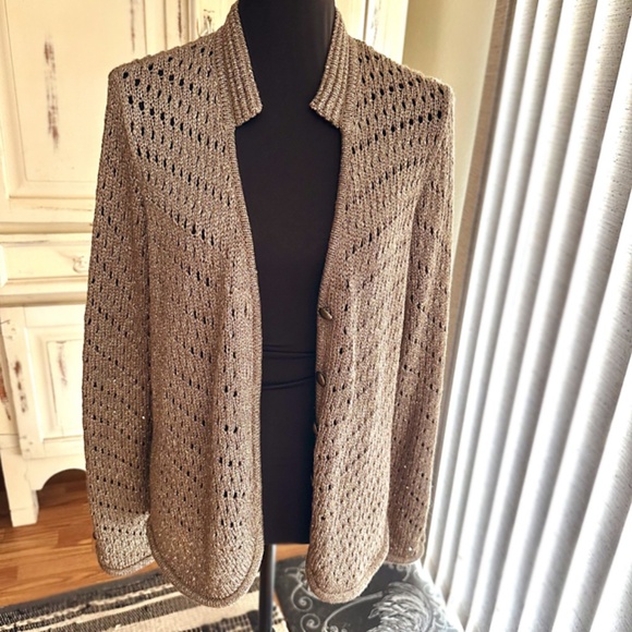 SUNDANCE Open Weave Sweater - Picture 4 of 8